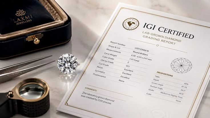 📋100% Certified Diamond Jewellery